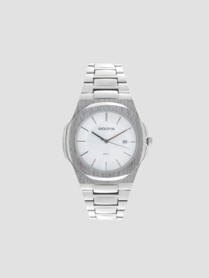 EXACTIME-AUTOMATICO-ACERO-BLANCO-PURO