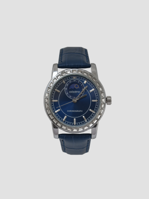 EXACTIME-QUARZO-PIEL-AZUL